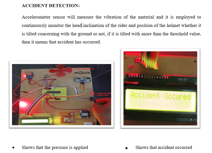 Close-up of the microcontroller and sensors