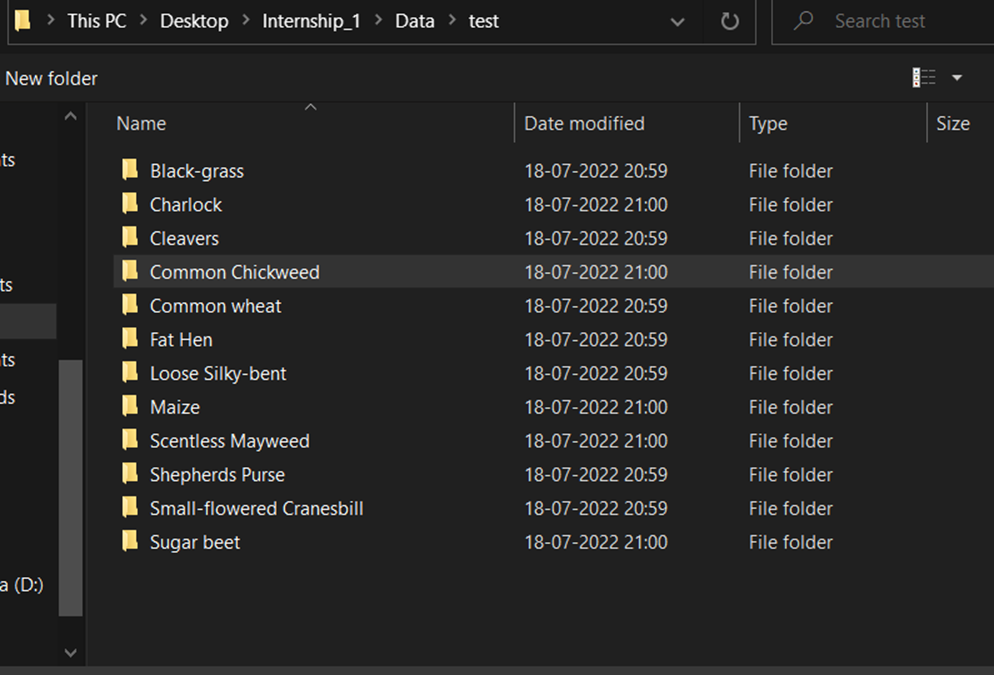 Augmented training data for plants
